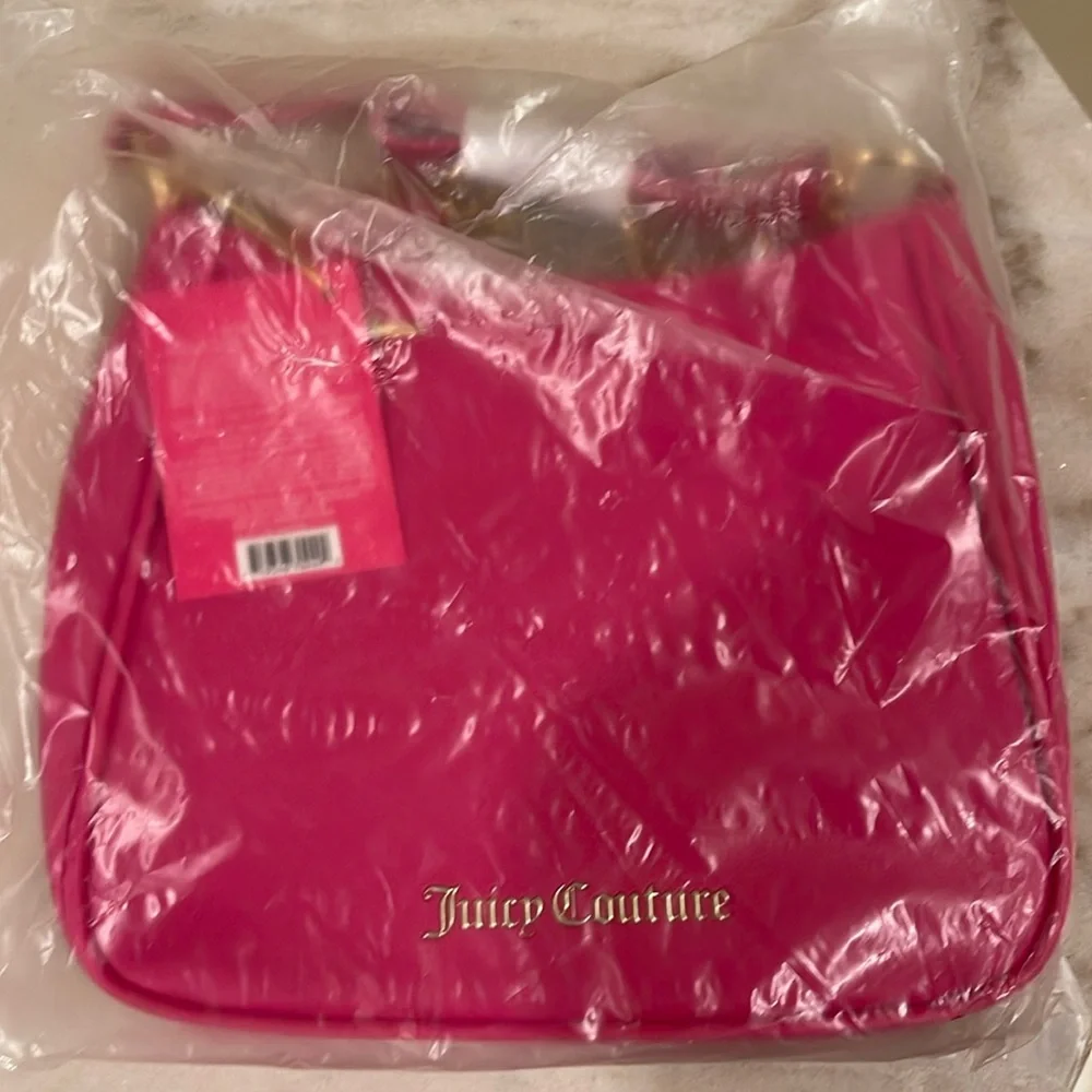 Juicy Couture hot pink top handle bag